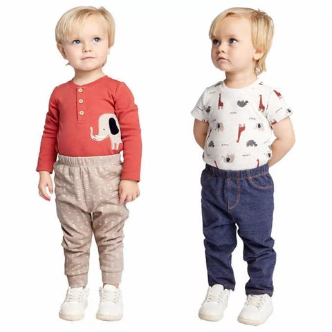 Pekkle Baby Boy's Safari Animal Print 4_piece Layette Set |Pekkle In Lebanon