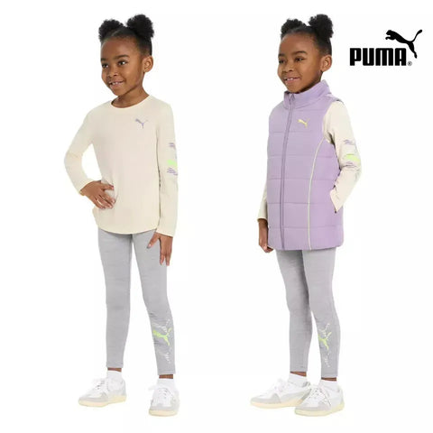 Puma Girl's Purple/Grey  Set 3 Pieces | Puma in Lebanon