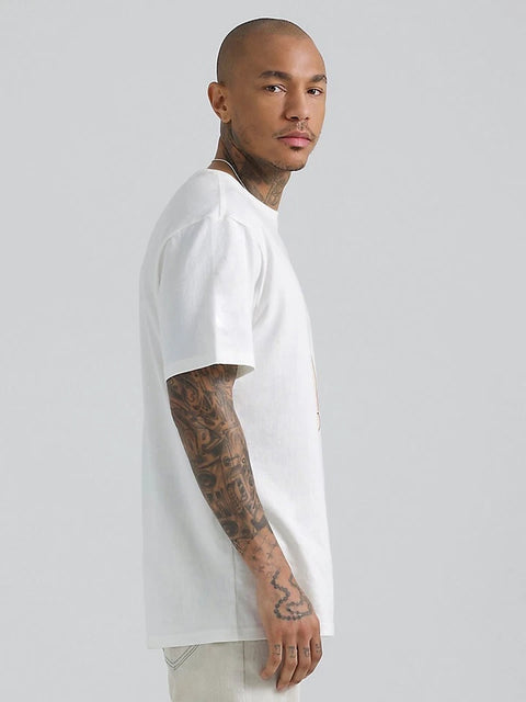 Lee Men's Off White Bearbrick Buddy Marshmallow T-Shirt | Lee In Lebanon
