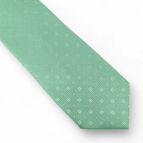 Perry Ellis Men's Green Denning Geo-Pattern  Necktie  | Perry Ellis Portfolio  In Lebanon