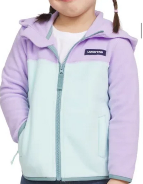 Lands' End Girl's Full Zip Fleece Hooded Jacket |Lands' End In Lebanon