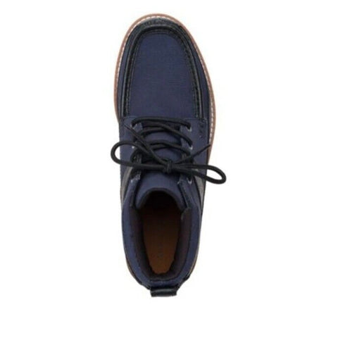 Sun & Stone Men's Navy Blue & Black Boot ACS291 (shoes59,65)