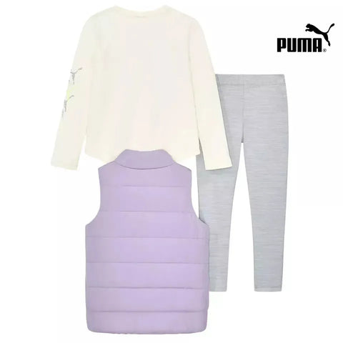 Puma Girl's Purple/Grey  Set 3 Pieces | Puma in Lebanon