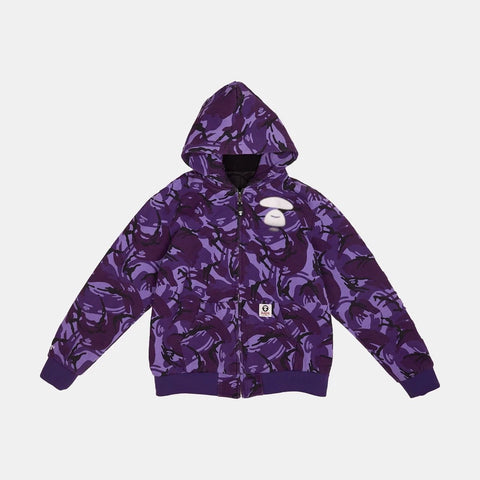 Aape Men's Black & Purple Lightweight Reversible Jacket | Aape In Lebanon