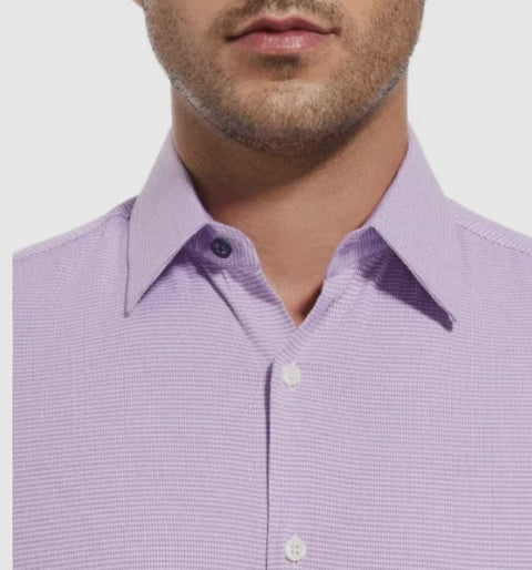 Duchamp London Men's Purple Long Sleeve Slim Fit Shirt |Duchamp London In Lebanon