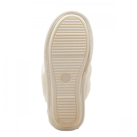 Auden Women's Off White Rae Velvet Scuff Slippers |Auden In Lebanon
