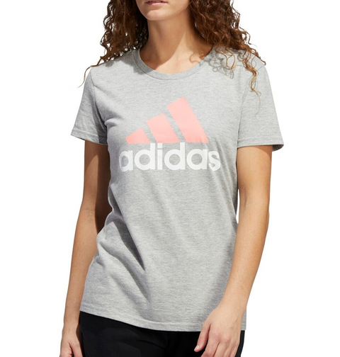 Adidas Women's Gray T-Shirt ABF869(ll33,35ma35) shr,(me6,19)