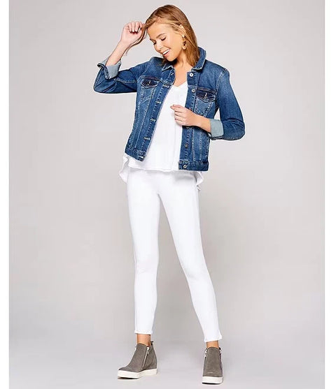 Assets by Spank Women's White Skinny Shape Denim Leggings | Assets In Lebanon