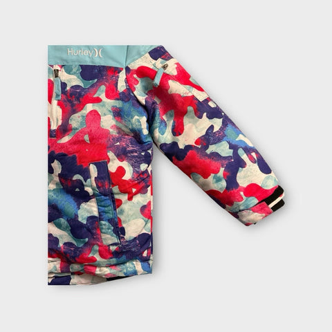 Hurley Girl's Multicolor Powder Snow Hooded Jacket |Hurley In Lebanon