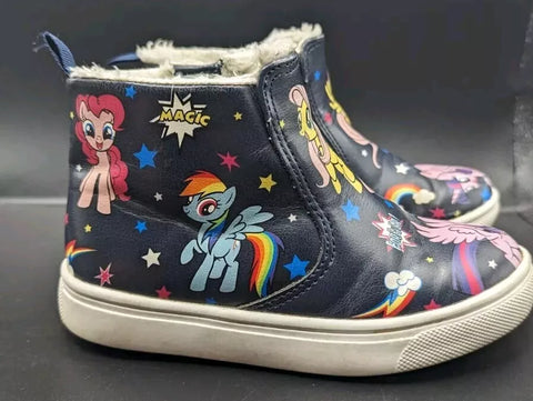 H&M My Little Pony Girl's Navy Printed Ankled Boots | Hasbro In Lebanon