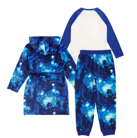 Lands' End Boy's Blue & White 3-Piece Rope Pajamas Set |Lands' End In Lebanon