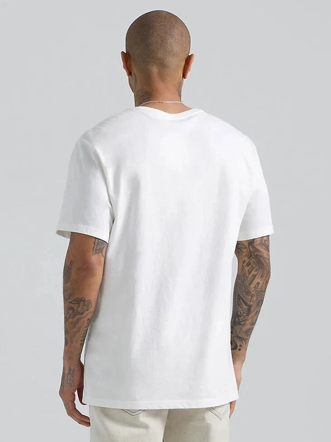 Lee Men's Off White Bearbrick Buddy Marshmallow T-Shirt | Lee In Lebanon