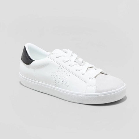 Universal Thread Unisex White Candance Lace-Up Sneakers | Universal Thread In Lebanon