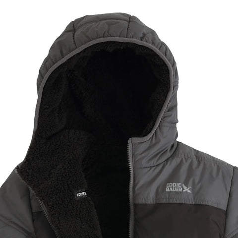Eddie Bauer Boy's Black & Grey Reversible Jacket |Eddie Bauer In Lebanon