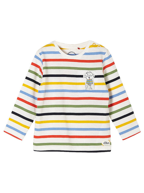 S.Oliver Baby Boy's Multicolor Striped Long-Sleeve Blouse |S.Oliver in Lebanon