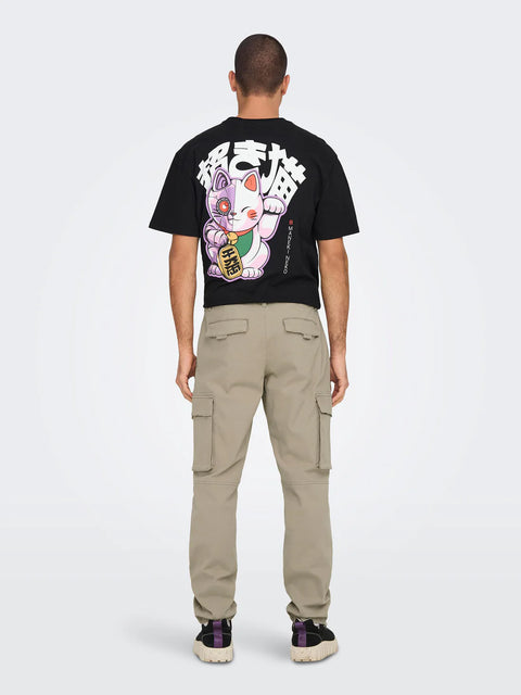 Only & Sons Men's Beige Cargo Pant | Only & Sons In Lebanon