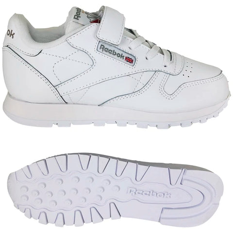 Reebok Kid's White  Classic Leather Sneakers   | Reebok in Lebanon