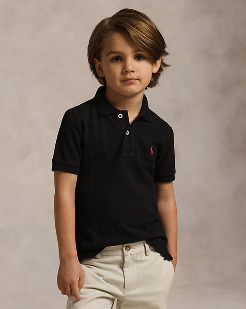 Polo Ralph Lauren Boy's Black logo print Polo T-Shirt | Polo Ralph Lauren  in Lebanon
