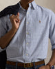 Polo Ralph Lauren Men's Blue & Classic Fit Tattersall Oxford Shirt | Polo Ralph Lauren In Lebanon