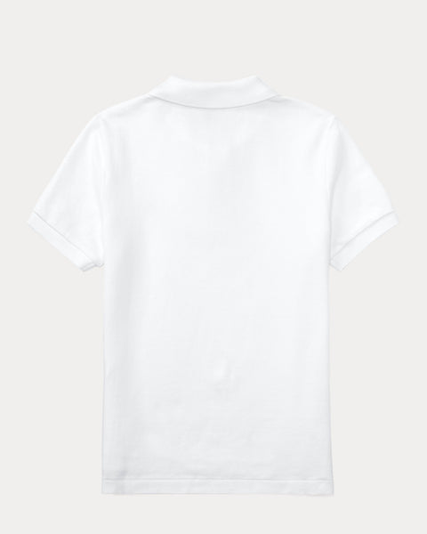 Polo Ralph Lauren Boy's White The Iconic Mesh Polo T-Shirt  | Polo Ralph Lauren  in Lebanon