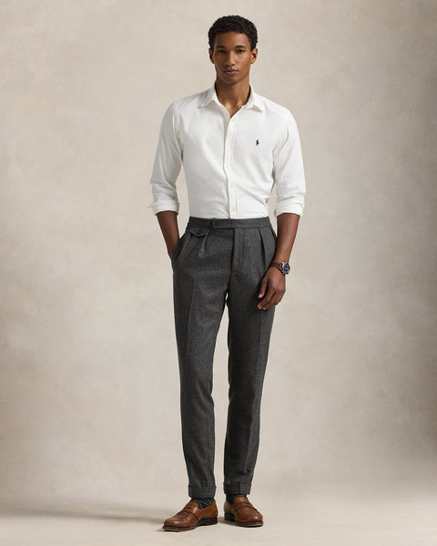 Polo Ralph Lauren Men's White Slim Fit Oxford Shirt | Polo Ralph Lauren In Lebanon