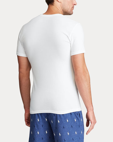 Polo Ralph Lauren Men's White Slim Stretch V-Neck Undershirt 3-Pack | Polo Ralph Lauren In Lebanon