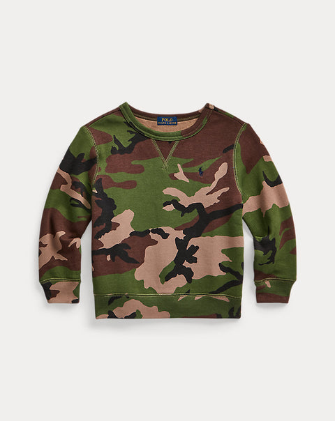 Polo Ralph Lauren Big Boy's Multicolor Camo Long Sleeve Sweatshirt |Polo Ralph Lauren In Lebanon