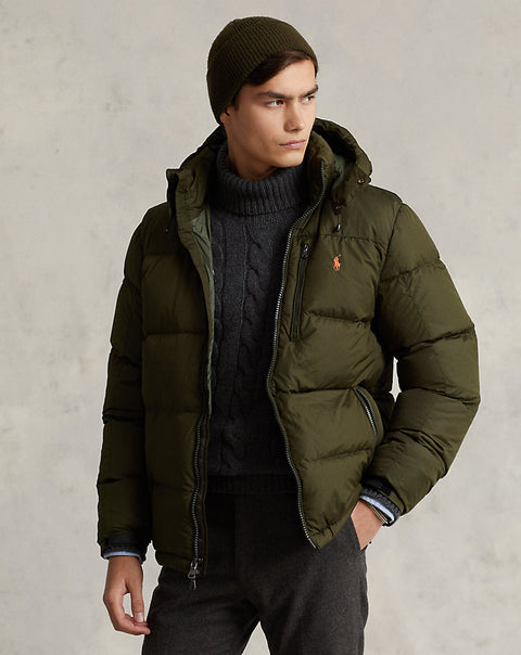 Polo Ralph Lauren Men's Olive The Gorham Down Jacket | Polo Ralph Lauren In Lebanon
