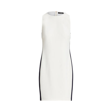 Lauren Ralph Lauren Women's White & Navy Dress ABF259 shr