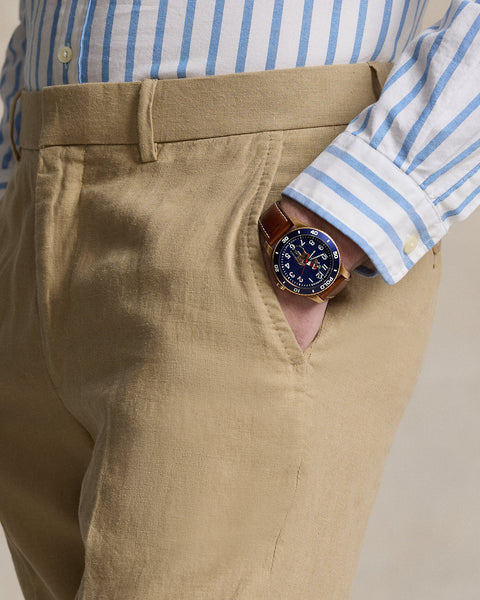 Polo Ralph Lauren Men's Beige Linen Suit Trouser | Polo Ralph Lauren In Lebanon