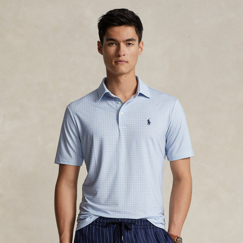 Polo Ralph Lauren Men's Blue Classic Fit Performance Polo T-Shirt | Polo Ralph Lauren In Lebanon