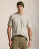 Polo Ralph Lauren Men's Light Grey Classic Fit Pocket T-Shirt | Polo Ralph Lauren In Lebanon