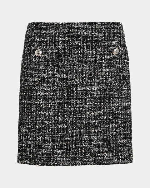 Lauren Ralph Lauren Women's Black/White  Boucle Pencil Miniskirt |  Lauren Ralph Lauren  in Lebanon