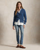 Polo Ralph Lauren Women's Navy Cable-Knit Cotton Cardigan | Polo Ralph Lauren In Lebanon