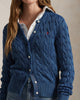 Polo Ralph Lauren Women's Navy Cable-Knit Cotton Cardigan | Polo Ralph Lauren In Lebanon