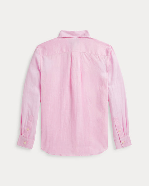 Polo Ralph Lauren Boy's Pink Linen Shirt| Polo Ralph Lauren in Lebanon