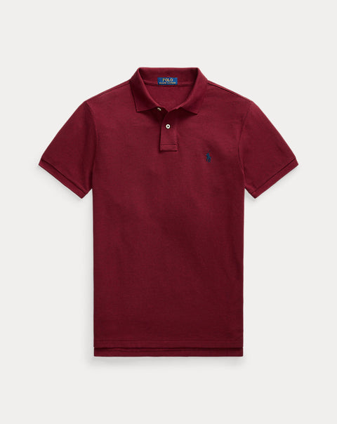 Polo Ralph Lauren Big Boy's Burgundy Slim Fit Interlocking Polo T-Shirt |Polo Ralph Lauren In Lebanon