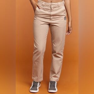 Forever 21 Air Walk Women's Beige Striped Pant |Forever 21 In Lebanon