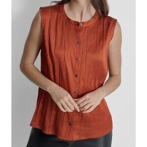 DKNY Women's Brick Sleeveless Shirt  | DKNY In Lebanon