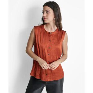 DKNY Women's Brick Sleeveless Shirt  | DKNY In Lebanon