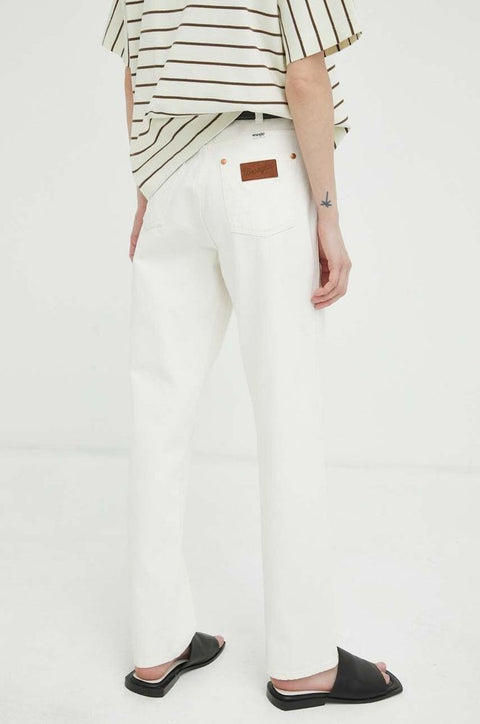 Wrangler Women's Off White Mom Straight Jeans | Wrangler In Lebanon