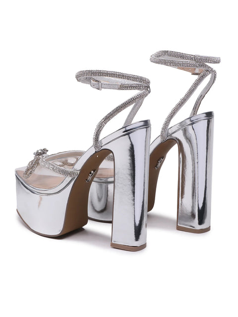 Steve Madden Women's Silver Bellisima Pump Heels | Steve Madden In Lebanon