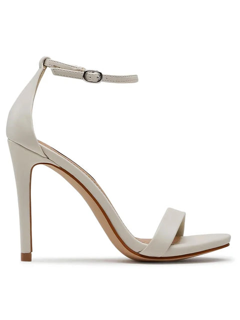 Steve Madden Women's Off White Stecy Heeled Sandal | Steve Madden In Lebanon