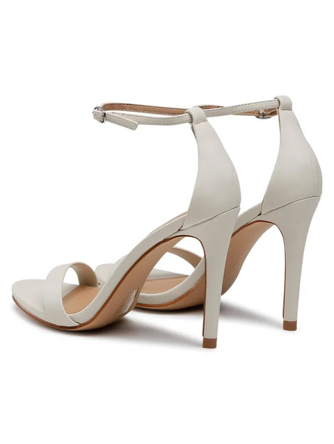 Steve Madden Women's Off White Stecy Heeled Sandal | Steve Madden In Lebanon