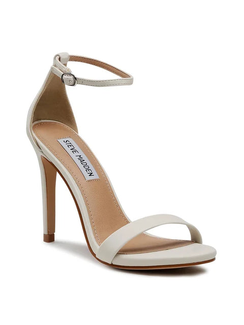 Steve Madden Women's Off White Stecy Heeled Sandal | Steve Madden In Lebanon