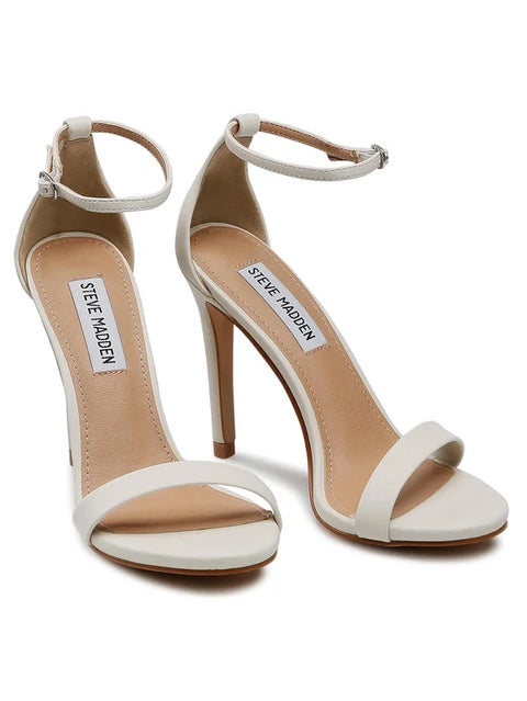Steve Madden Women's Off White Stecy Heeled Sandal | Steve Madden In Lebanon