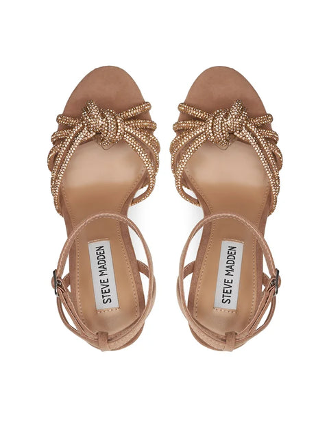 Steve Madden Women's Rose Gold Be dazzle Heeled sandals |Steve Madden In Lebanon