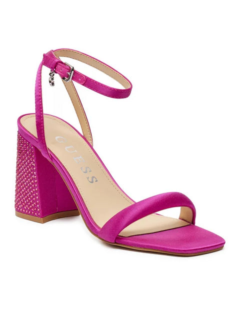 Steve Madden Women's  Pink Iridescent Rhinestone Luxe-R Sandals |Steve Madden In Lebanon