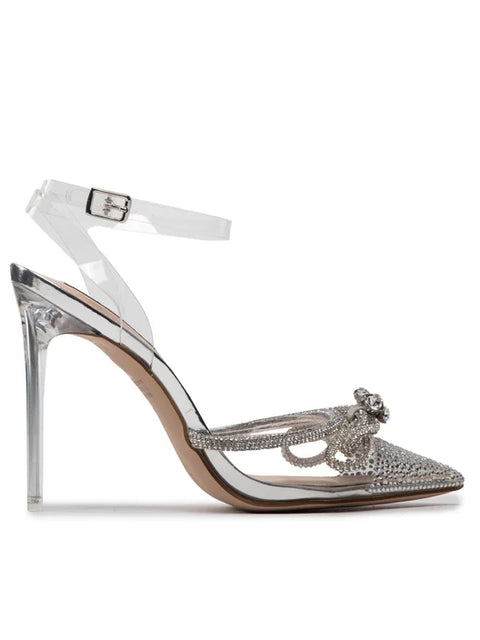Steve Madden Women's Clear Synthetic Valance Heels |Steve Madden In Lebanon