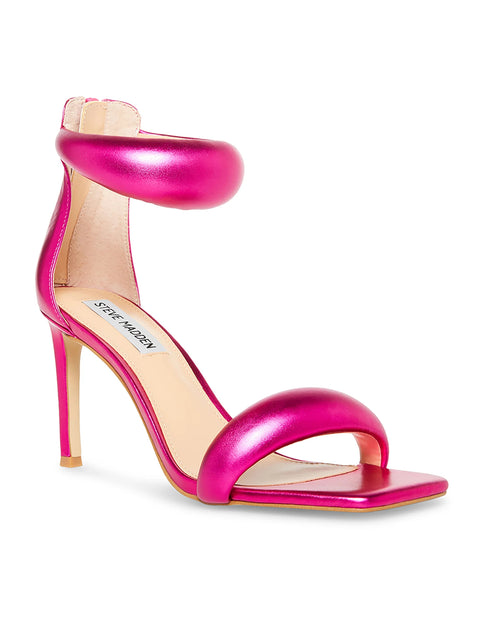 Steve Madden Women's Pink Metallic Partay Sandals | Steve Madden In Lebanon
